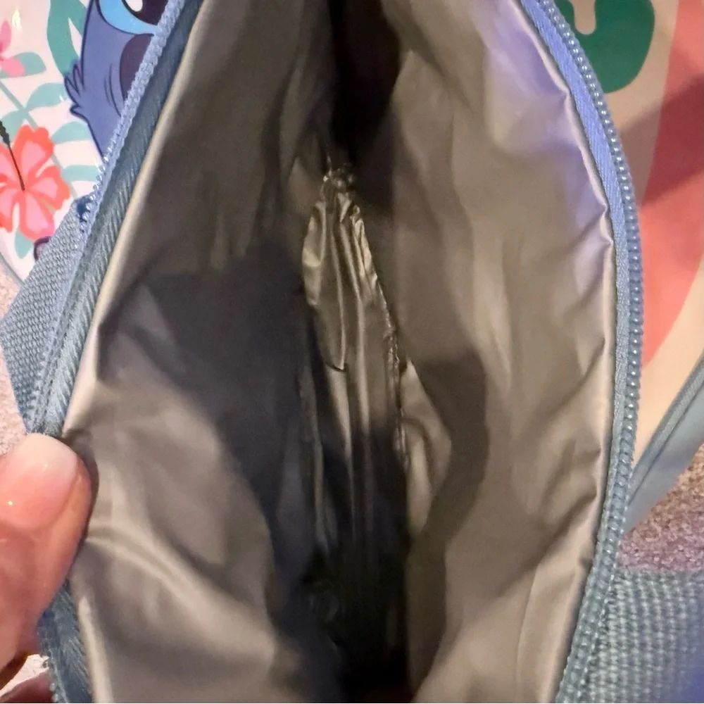 NWT Disney Lilo & Stitch backpack and sequined lunchbox cooler